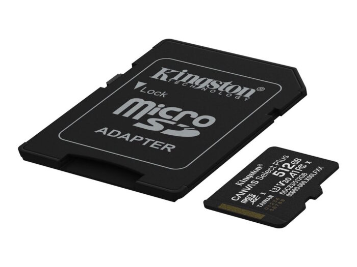 Memorije kartice KINGSTON SDCS3/512GB/microSDXC/512GB/Class10 U1/150MB/s + adapter