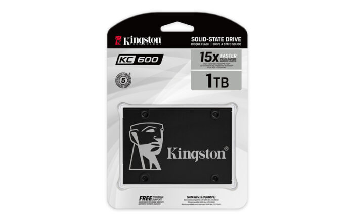 SSD KINGSTON KC600 1024GB/interni/2.5"/SATA3/crna