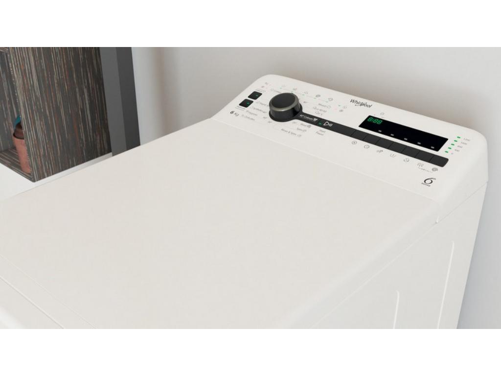 Veš mašina WHIRLPOOL TDLRB 6240SS EU/N/gornje punjenje/6kg/1200 obrtaja/C/90x60x40cm/bela - Slika 4