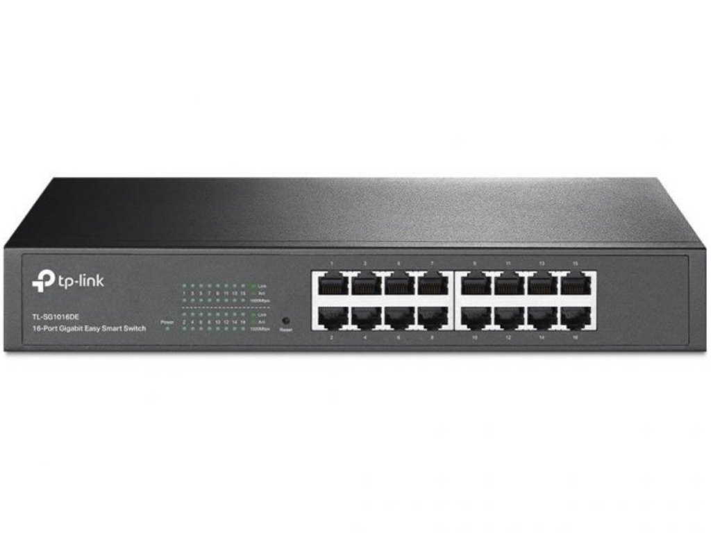 Switch TP-LINK TL-SG1016DE Gigabit/16x RJ45/10/100/1000Mbs/eSmart/Rackmount metalno kuciste - Slika 3