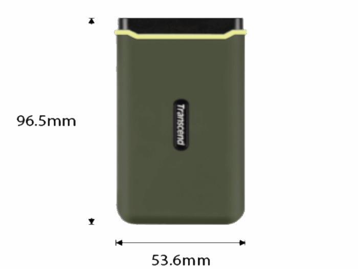 SSD TRANSCEND ESD380C 2000GB/eksterni/USB 3.2/type c/crna