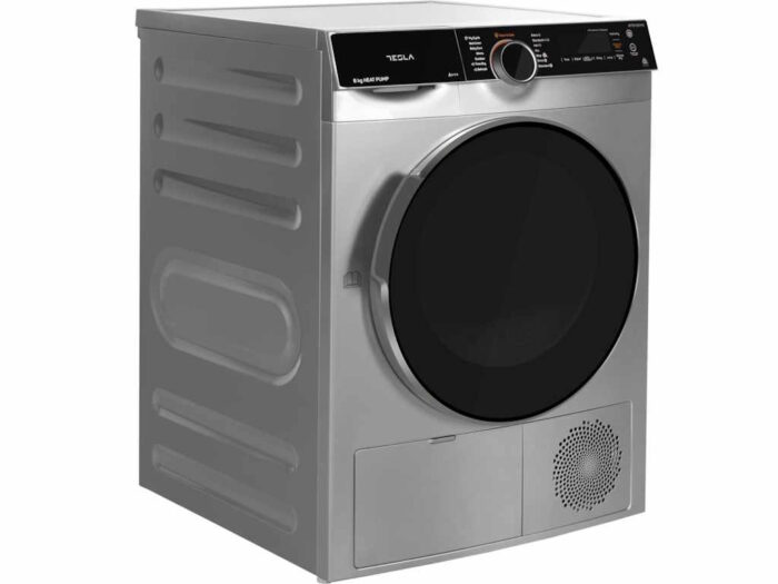 Mašina za sušenje veša TESLA WT8H91MS/toplotna pumpa/8kg/A+++/84,5x59,5x64cm/siva