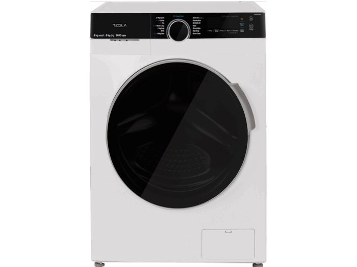 Mašina za pranje i sušenje veša TESLA WW86492M/inverter/8kg/6kg/1400 obrtaja/E/85x59,5x47cm/bela