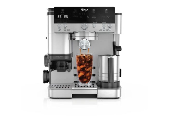 Aparat za kafu NINJA ES601E Luxe Café Premier/crna-siva