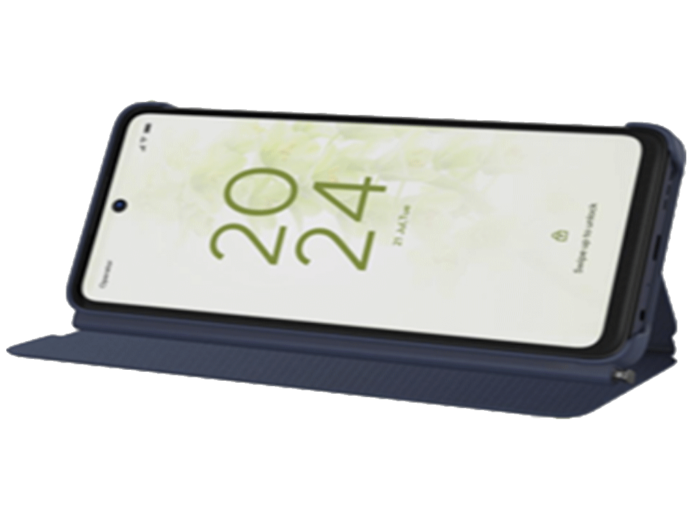Maska+olovka za smartphone TCL 40 NxtPaper/flip/tamnoplava