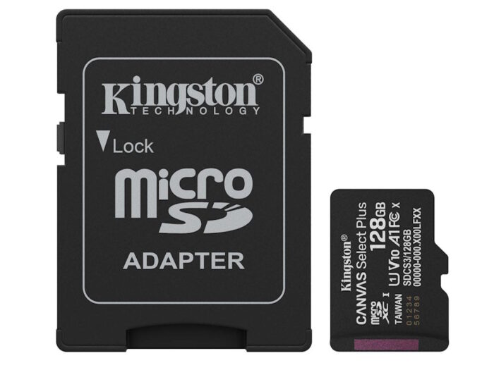 Memorije kartice KINGSTON SDCS3/128GB/microSDXC/128GB/Class10 U1/150MB/s + adapter
