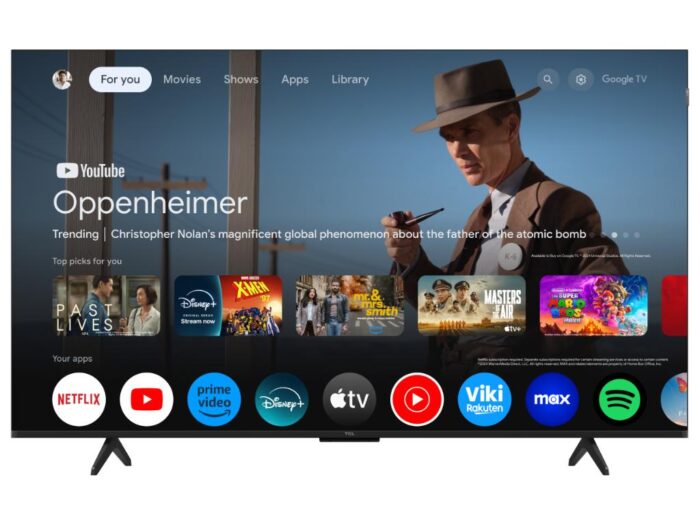 Televizor TCL 55P7K/QLED/55"/4K UHD/60Hz/Google TV/crna