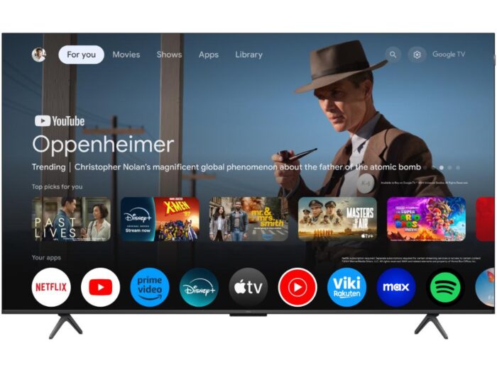 Televizor TCL 55P8K/QLED/55"/4K UHD/144Hz/Google TV/crna