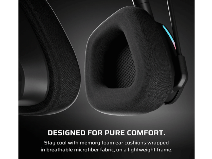 Slušalice CORSAIR VOID BEŽICNE/CA-9011379-WW/GAMING/verzija 2/crna