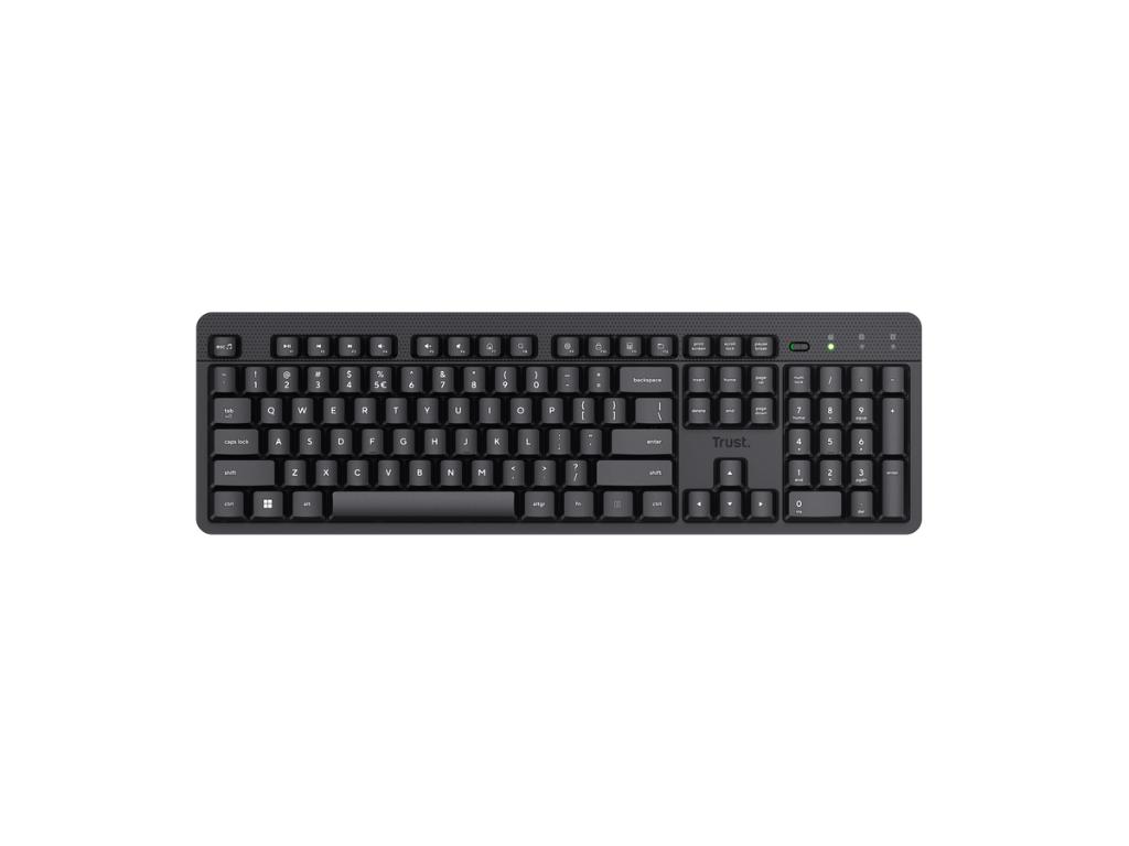 Tastatura TRUST ODY II bežicna/US/crna