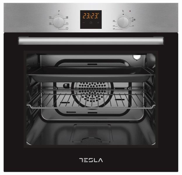 Ugradna rerna TESLA BO700SX ventilatorska/56L/mehanicka/inox