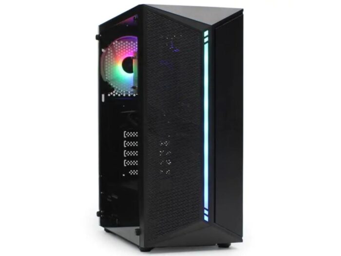 Kucište IG-MAX E0901-6650 Torpedo 1F Mid Tower/ATX/microATX/Mini-ITX/RGB/650W/crna