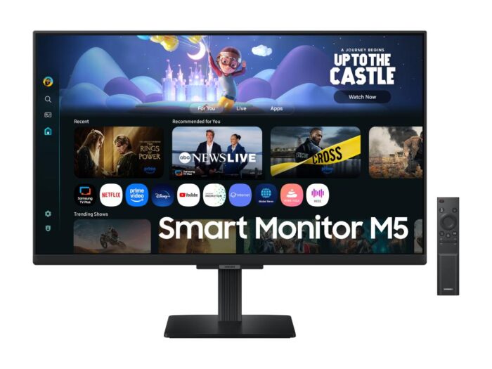 Monitor SAMSUNG LS32FM702UUXDU 32"/VA/3840x2160/60Hz/4ms GtG/HDMIx2,USB,LAN/VESA/smart/zvucnici/crna