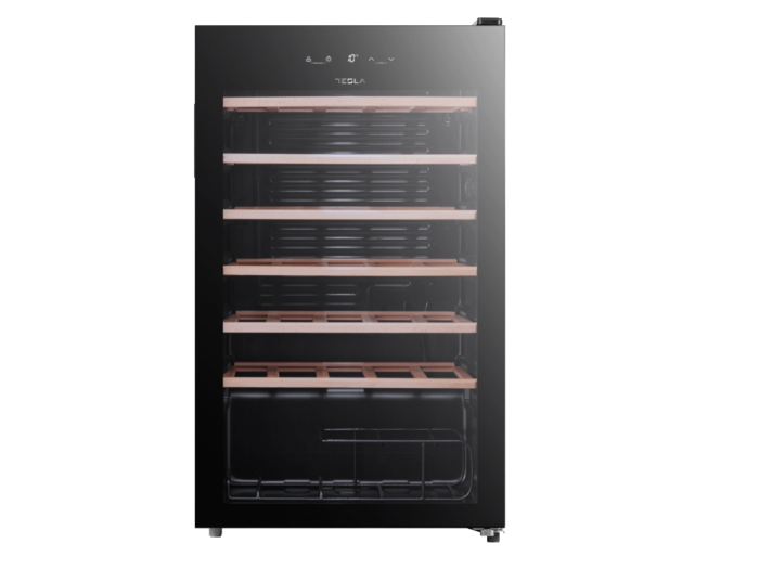 Vinska vitrina TESLA RW092M/G/93L/47x47x84,5cm/crna