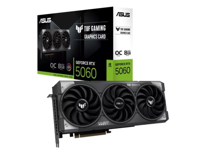 Graficka karta ASUS TUF-RTX5060-O8G-GAMING NVD/8GB/GDDR7/128bit/crna